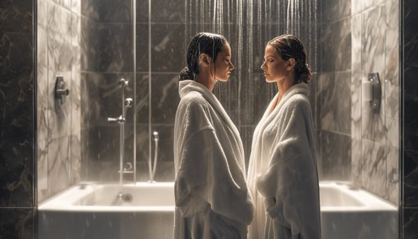Que cache le générique culte de véronique et davina sous la douche ?