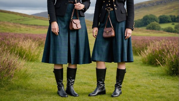 Pantalon écossais femme : élégance à l'écossaise